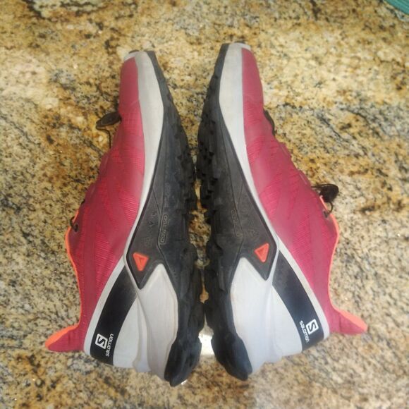 Salomon Women's Supercross Contagrip Trail Running Shoes Cerise 409304 Size 9.5 - Picture 9 of 12